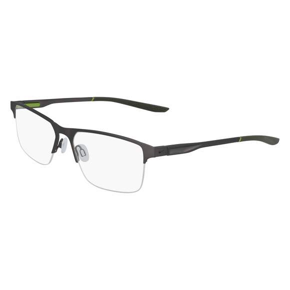 Nike 8045 Eyeglasses 076 Brushed Gunmetal Cargo Khaki 57mm